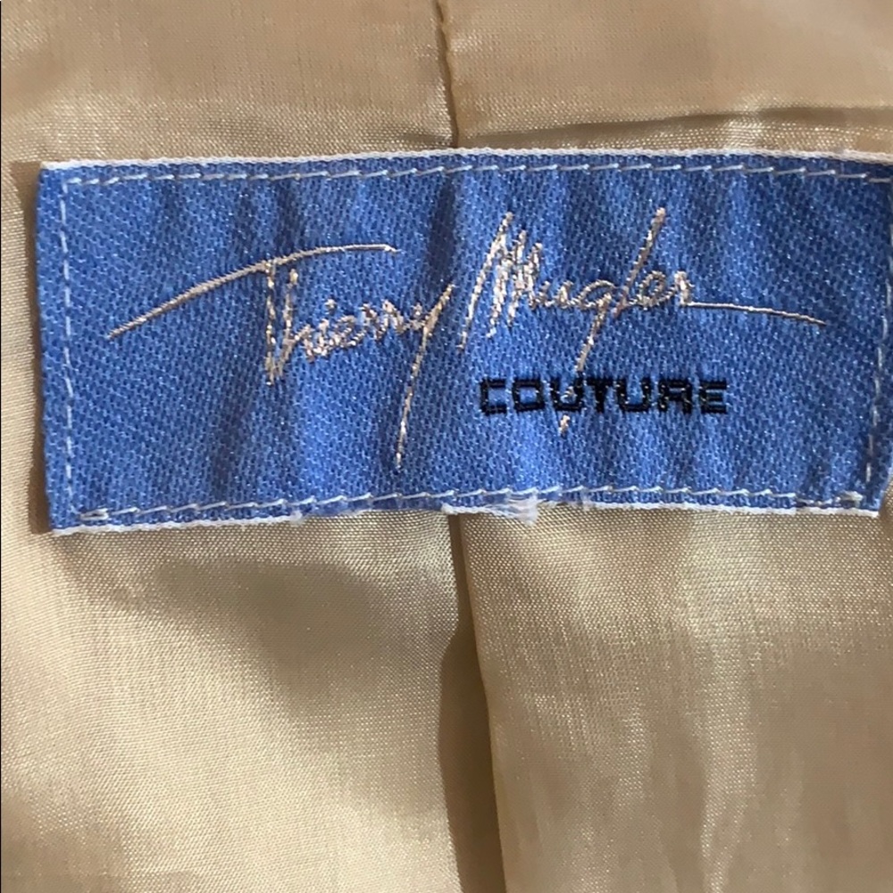 Vintage Thierry Mugler Lambskin Couture Jacket - Picture 9 of 11